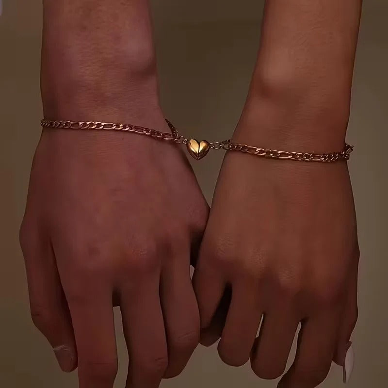 Pulsera Magnética de Parejas corazón