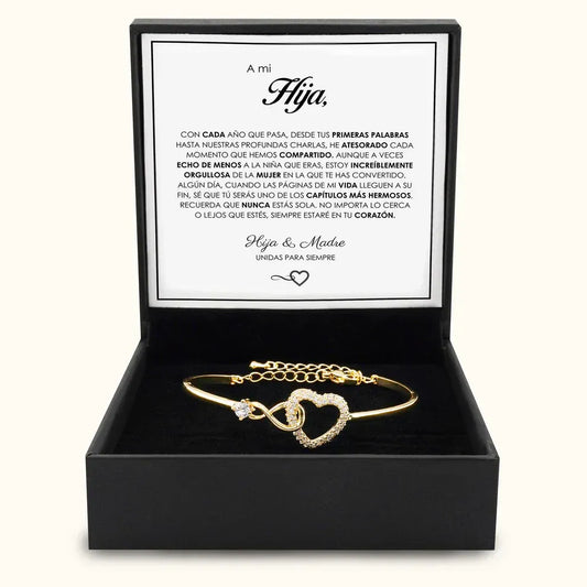 Pulsera "Lazo Infinito" para hija - Siempre contigo