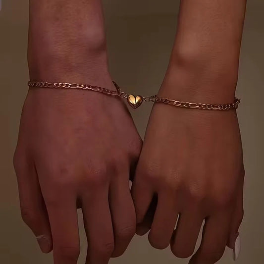 Pulsera Magnética de Parejas corazón