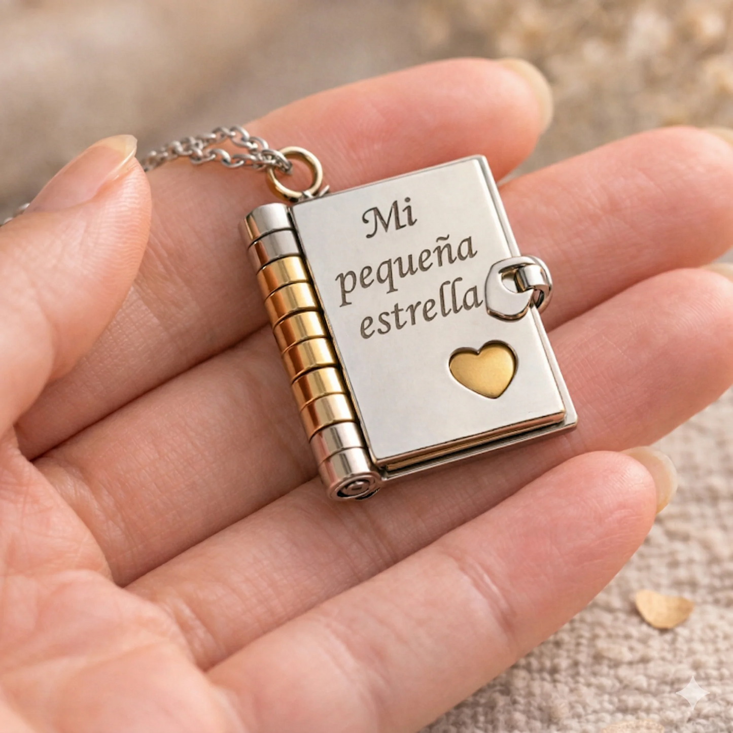 Collar mi pequeña estrella para hija o nieta